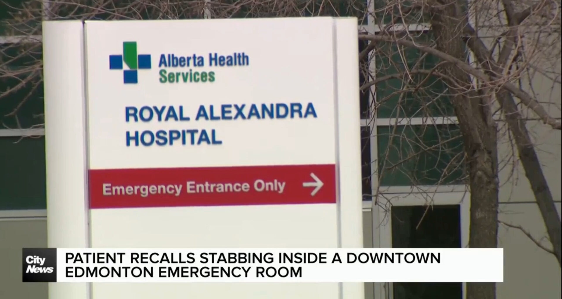 Patient recalls stabbing inside downtown Edmonton emergency room 