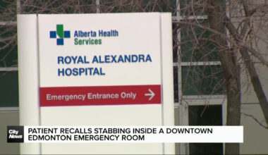 Patient recalls stabbing inside downtown Edmonton emergency room 