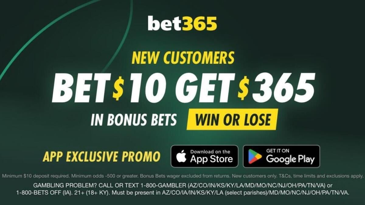 Bet365 bonus code CBSBET365: Get $365 in bonus bets for golf major betting on Tuesday