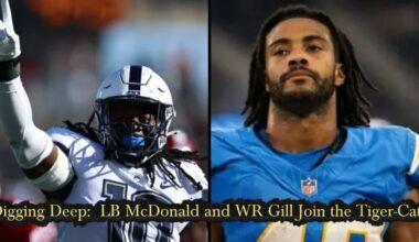 LB McDonald and WR Gill Join the Tiger-Cats