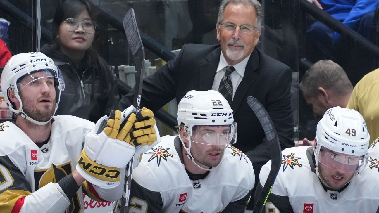 Vegas Golden Knights improve to 4-0 under John Tortorella