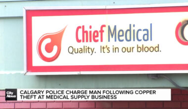 Calgary Police charge man following copper theft at medical supply business