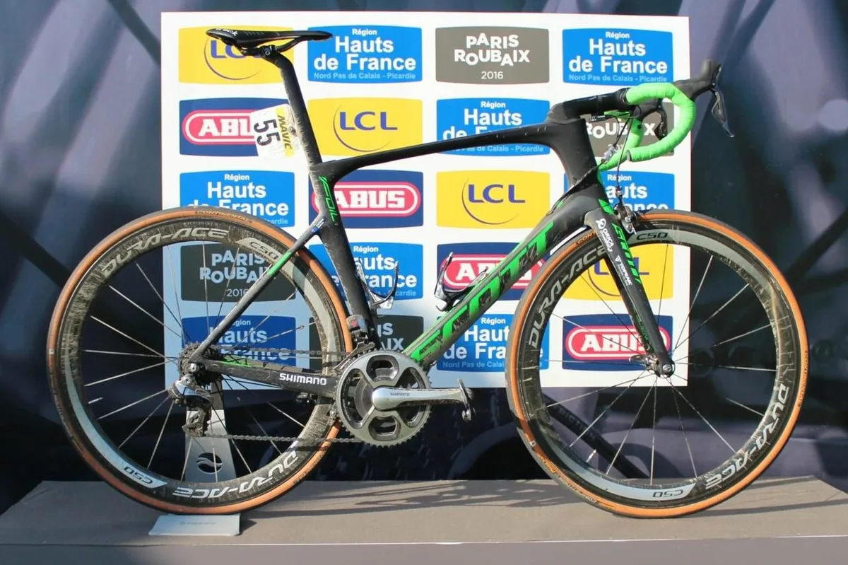 Mat Hayman's Scott Foil from 2016 Paris-Roubaix