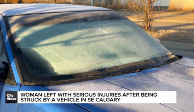 Woman left with serious injuries after being struck by vehicle in SE Calgary