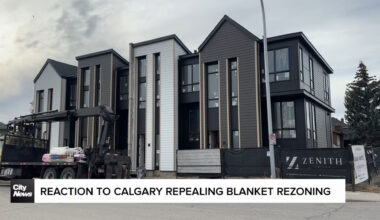 Reaction to Calgary repealing blanket rezoning