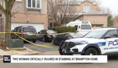 Two women are fighting for their lives after stabbing inside Brampton home