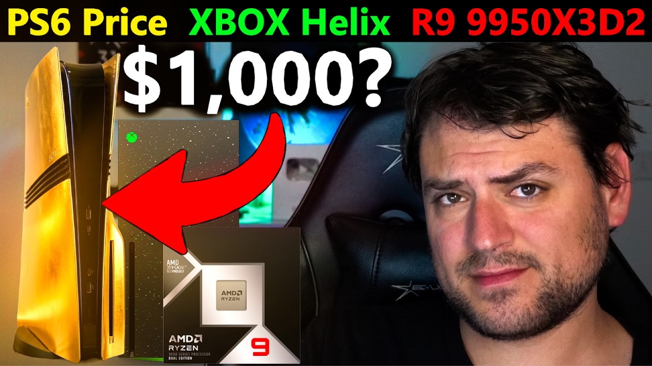 PS6 “$1000” Price Analysis, XBOX Helix Leak, R9 9950X3D2 = $900, AMD Zen 6 Specs | March Loose Ends - YouTube