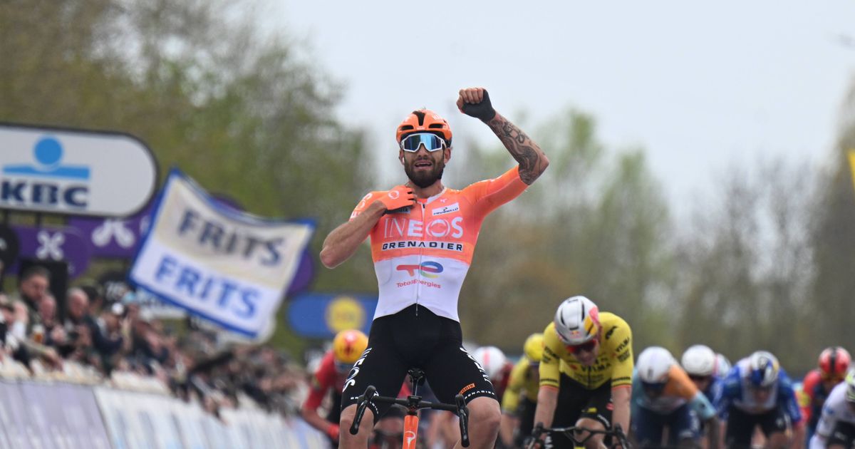 Filippo Ganna on the Paris-Roubaix favourites