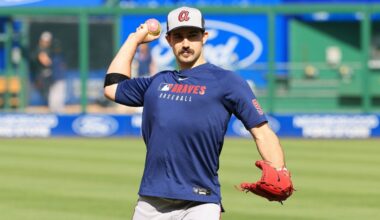 Braves' Spencer Strider throws batting practice, eyes May return