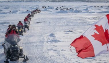 Rangers end 'majestic' snowmobile trek through Canada's North in Churchill
