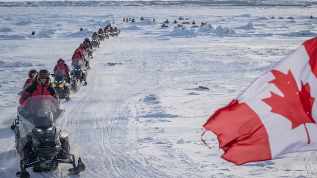 Rangers end 'majestic' snowmobile trek through Canada's North in Churchill