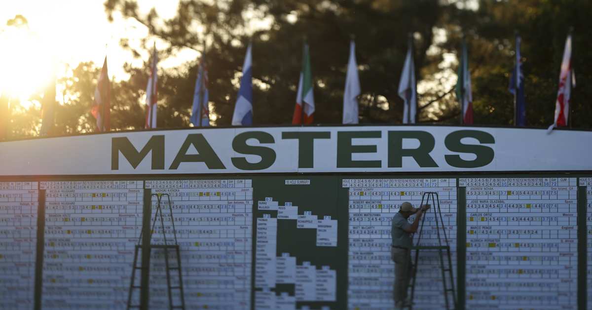 2026 Masters: Tee times, groupings announced for Round 4