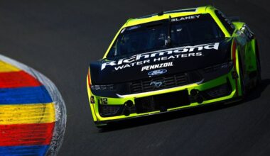 Ryan Blaney wins 1st Cup pole since August with strong Bristol run