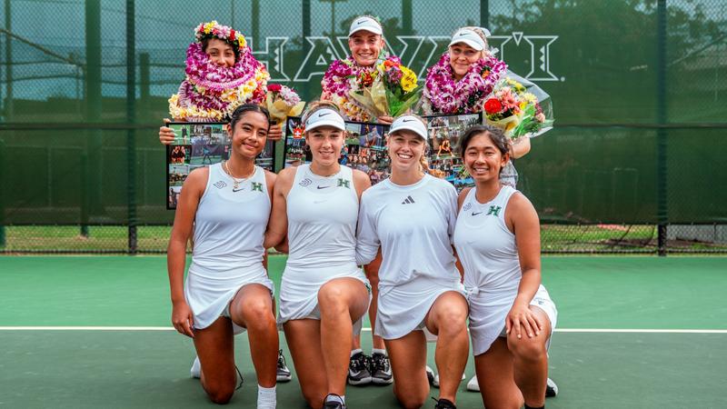 Women’s Tennis Battles on Senior Night Against UC Davis