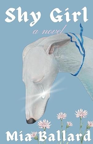 A blue book cover with a large white dog shedding a tear.