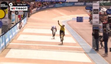 Wout van Aert wins Paris-Roubaix 2026