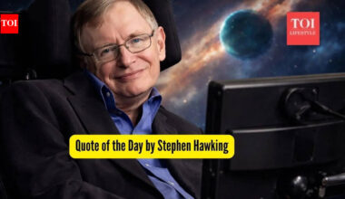 Stephen Hawking Quote: Quote of the Day by Stephen Hawking, “We are just an advanced breed of monkeys on a minor planet of a very average star. But we can understand the Universe. That makes us something very special ”
