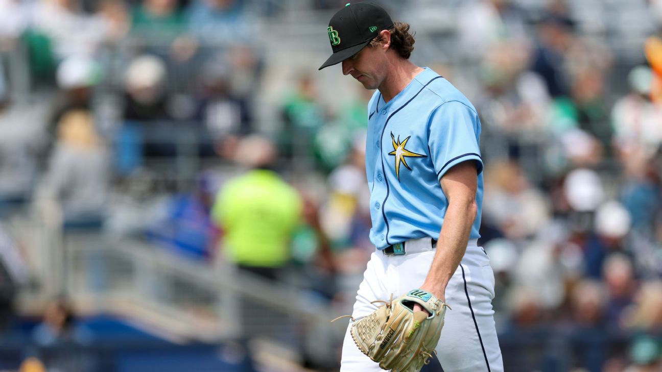 Rays move RHP Ryan Pepiot (hip) to 60-day injured list