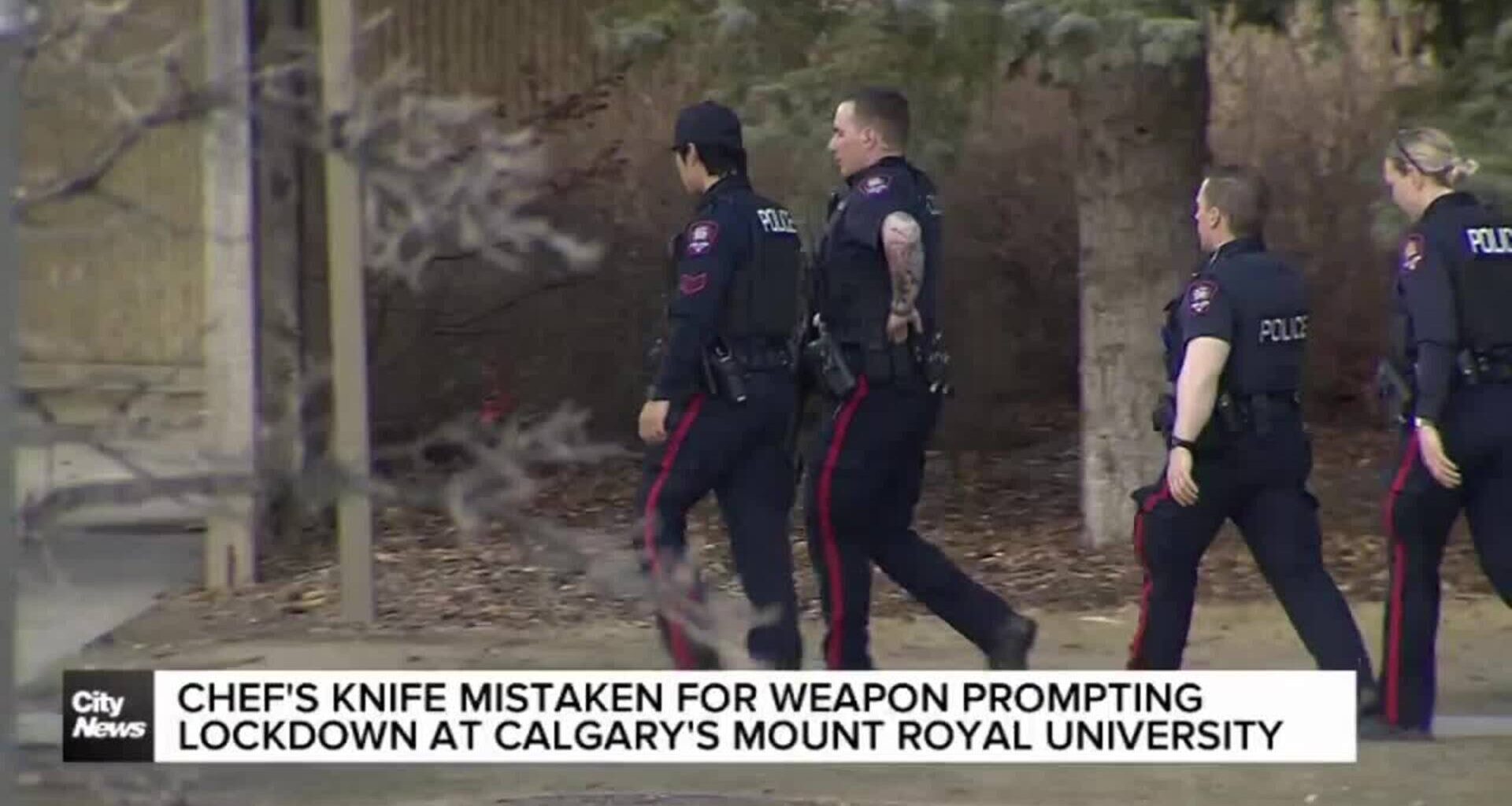 Chef's knife mistaken for weapon prompting lockdown at Calgary Mount Royal University