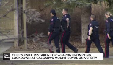 Chef's knife mistaken for weapon prompting lockdown at Calgary Mount Royal University