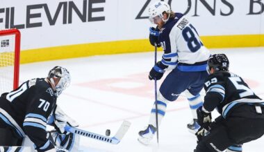 Winnipeg Jets trampled by playoffs-bound Mammoth in final road game of season