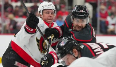 Ottawa Senators to play Carolina Hurricanes in 1st round of playoffs