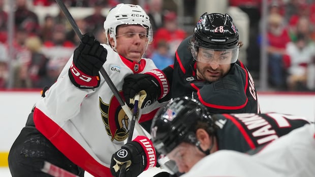 Ottawa Senators to play Carolina Hurricanes in 1st round of playoffs