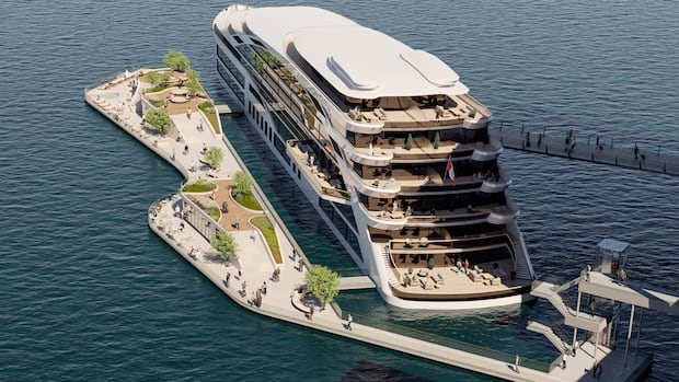 Vancouver approves 250-room floating hotel in Coal Harbour