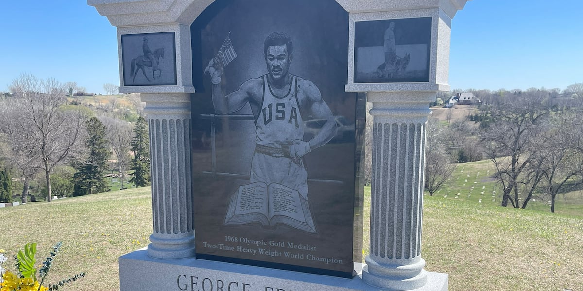 Former heavyweight boxing champion George Foreman laid to rest in NW Iowa's Sioux City