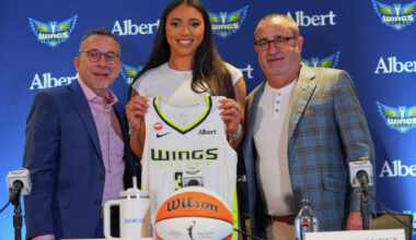 UConn's Azzi Fudd introduced by WNBA's Dallas Wings
