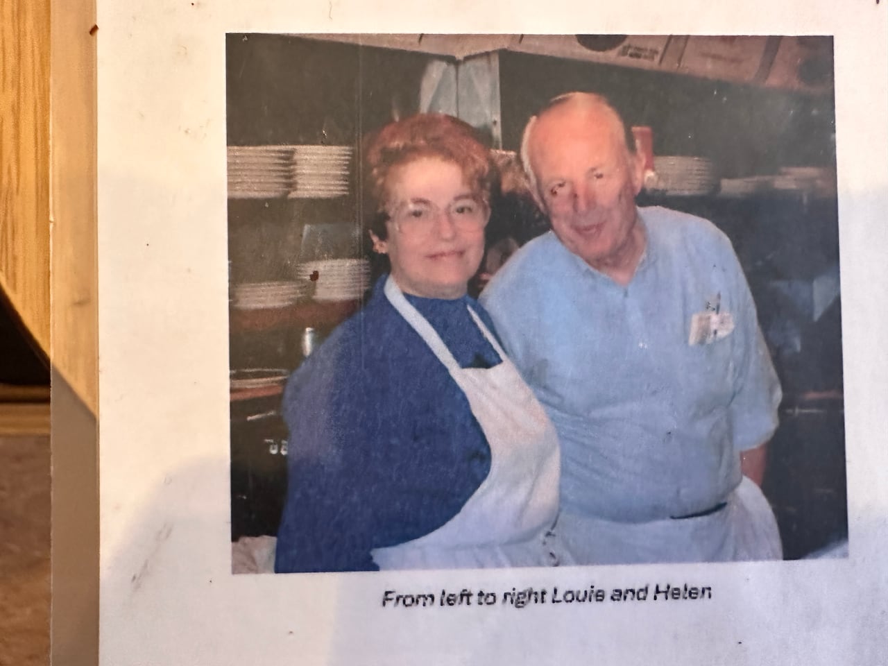 Relics from the past line the walls at Patrician Grill including old photographs Terry's parents Louie and Helen Papas who bought the restaurant nearly 60 years ago.