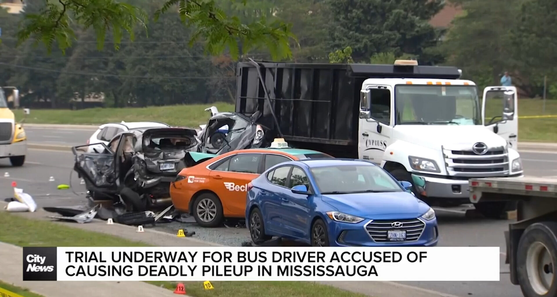 Trial underway for bus driver accused of causing deadly pileup in Mississauga