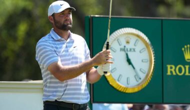 After Masters near-miss, Scottie Scheffler posts solid 68 at RBC Heritage