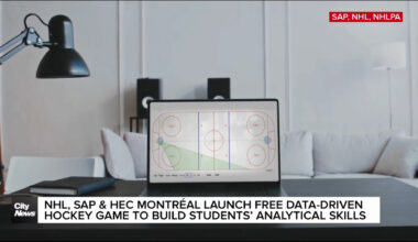 NHL, SAP and HEC Montréal launch free hockey data learning game