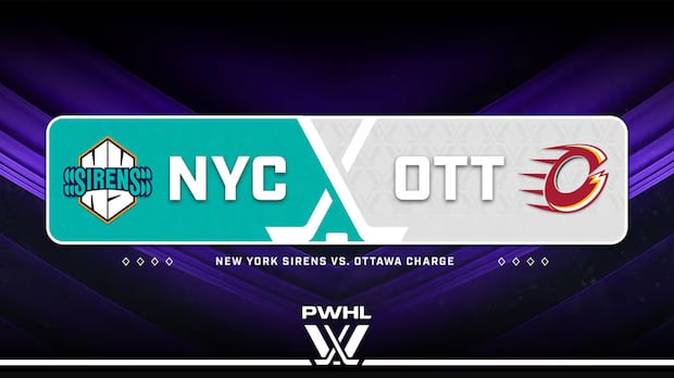 Watch the PWHL: New York Sirens vs. Ottawa Charge