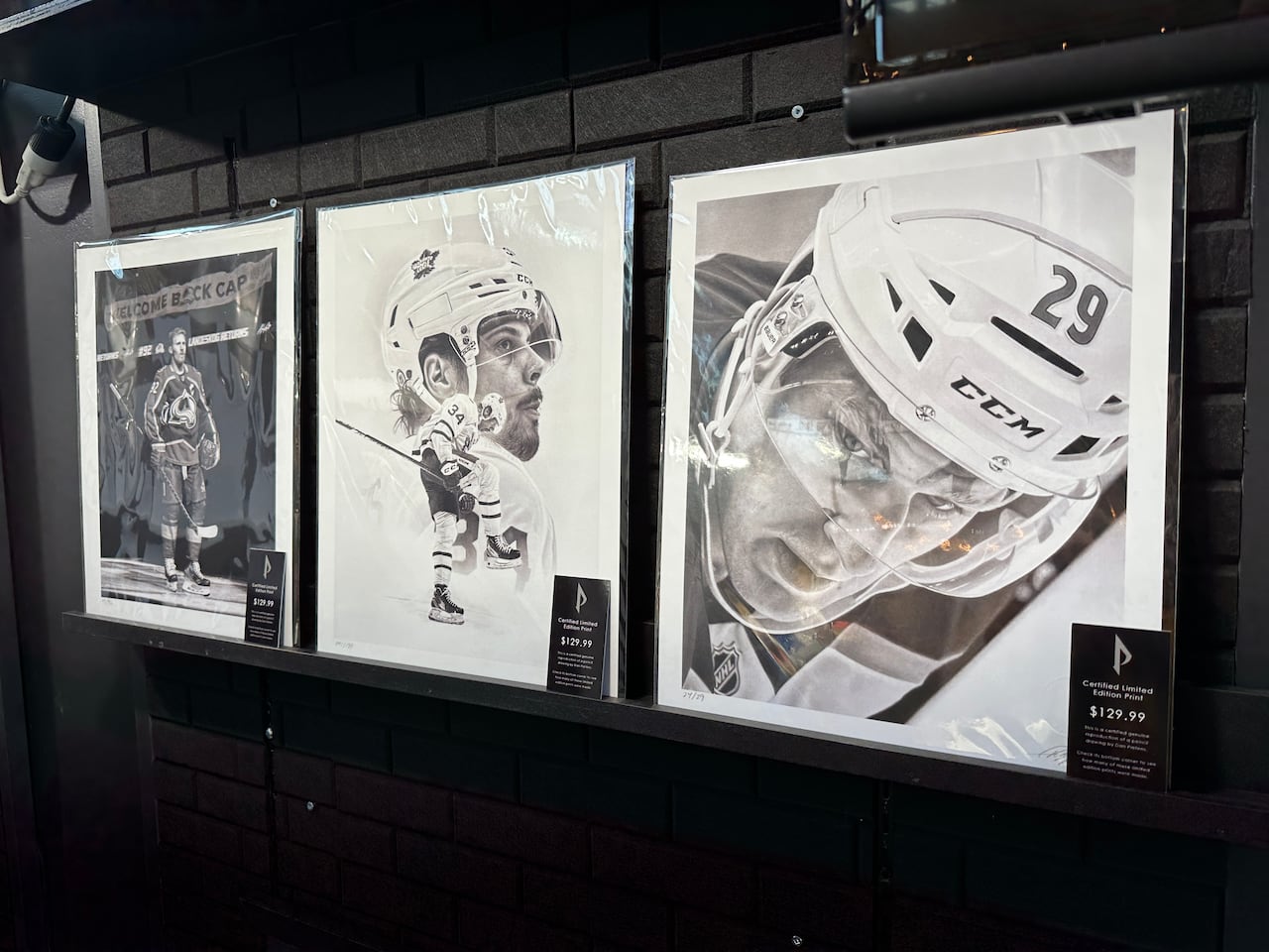 Hockey portraits by London, Ont., artist Dan Pietens.