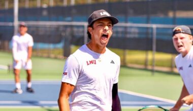 Men's Tennis Claims Four Seed in WCC Tournament after Pepperdine Result