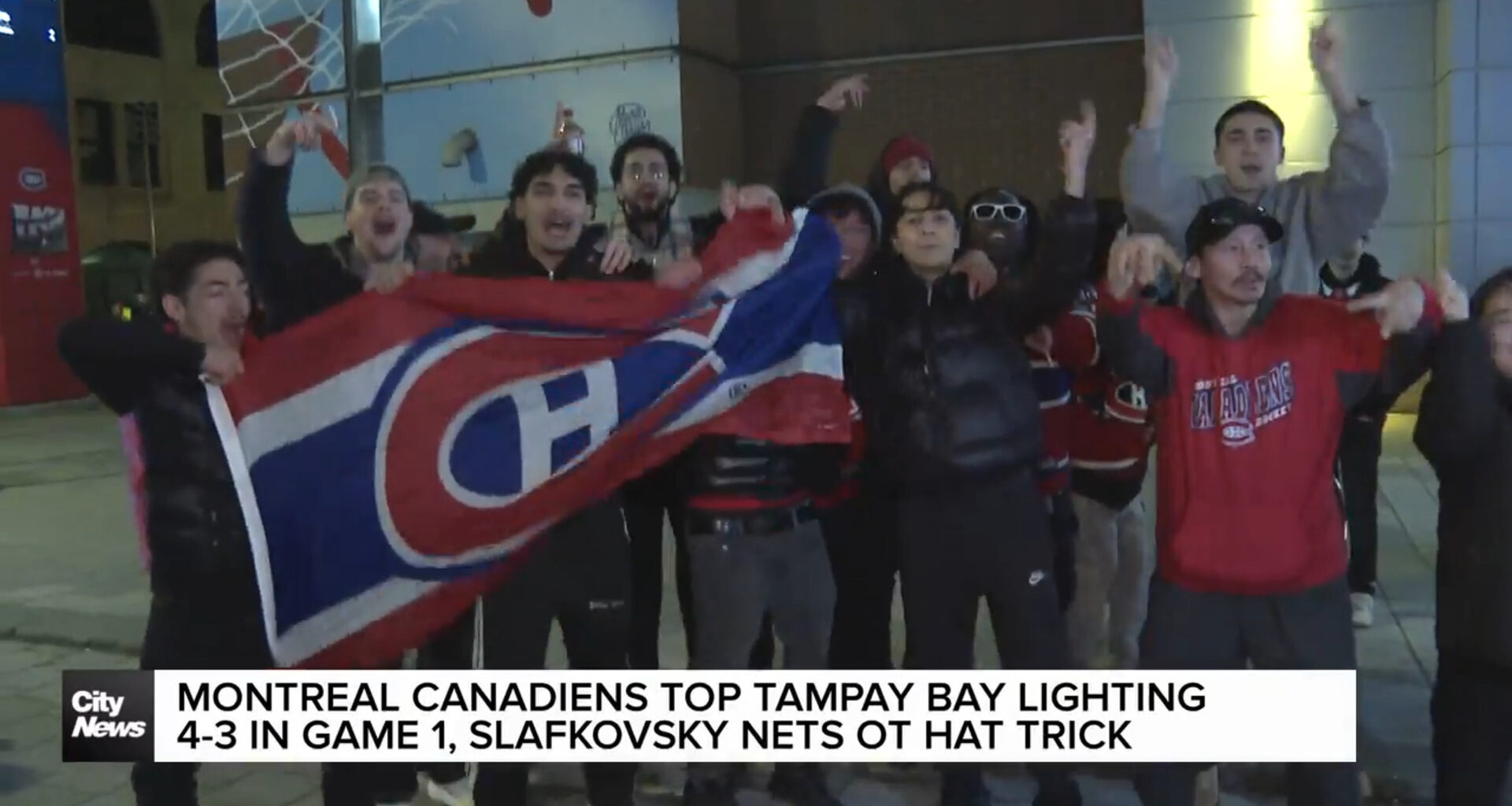 Montreal Canadiens top Tampa Bay Lightning 4-3 in game 1 of the playoffs