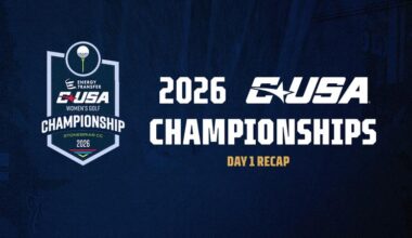 Golf Finishes in Third Place Through Day One of the CUSA Championships