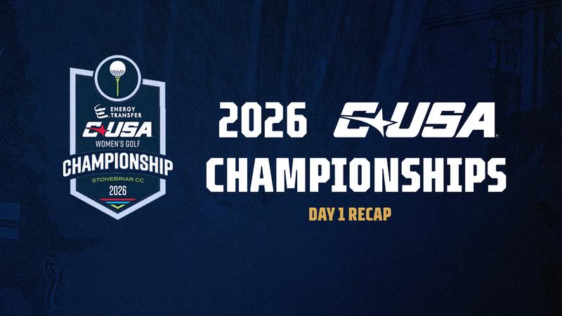 Golf Finishes in Third Place Through Day One of the CUSA Championships