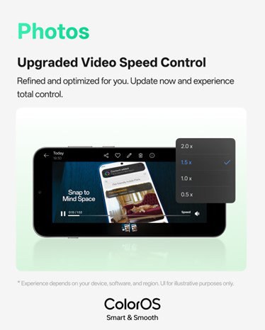 Oppo ColorOS 16 April update brings UEFA Champions League watermarks