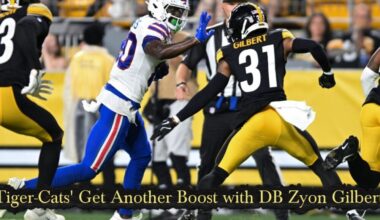 Tiger-Cats' Get Another Boost with DB Zyon Gilbert