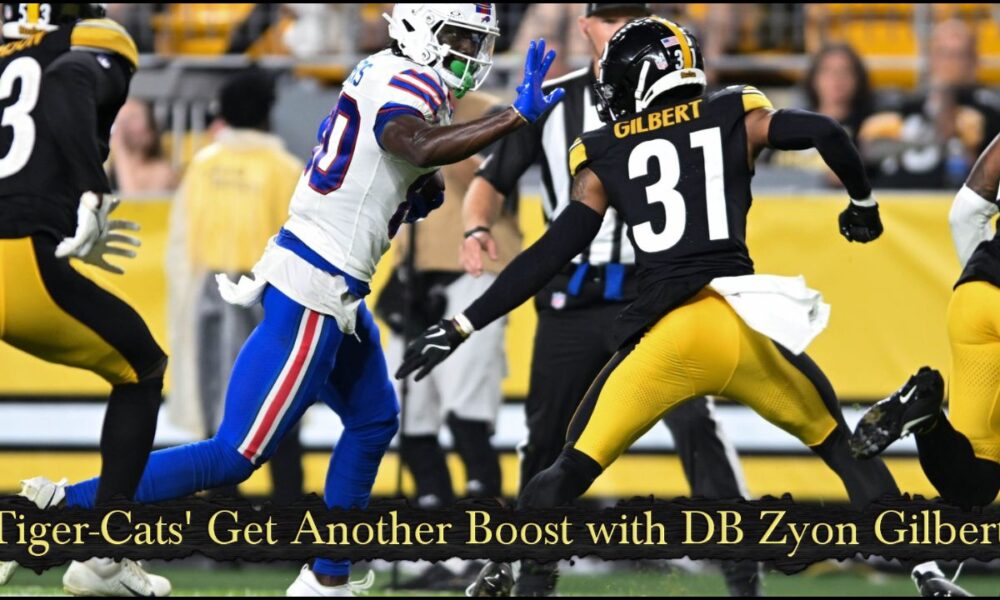 Tiger-Cats' Get Another Boost with DB Zyon Gilbert
