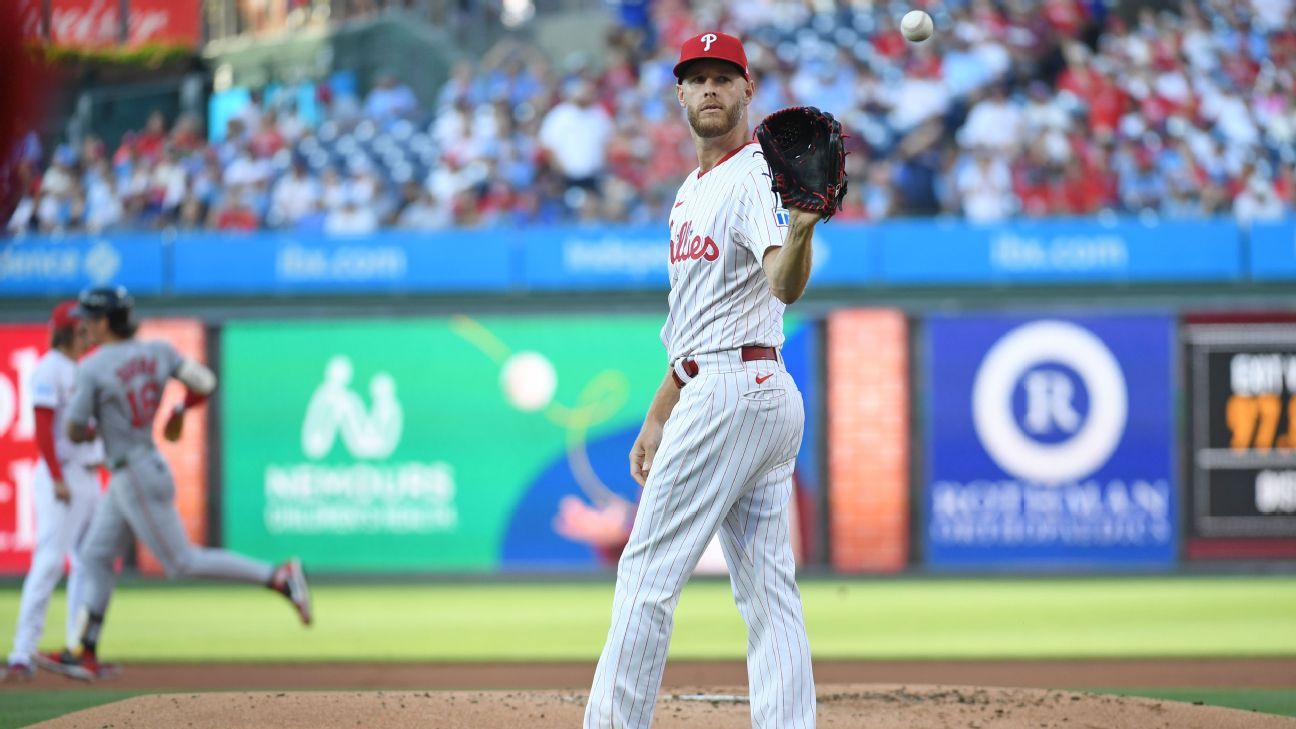 Phillies' Zack Wheeler set to return Saturday vs. Braves