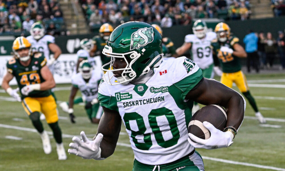 Ajou Ajou Suspended by CFL, Released by Saskatchewan Roughriders Over Gender-Based Violence Policy Violation