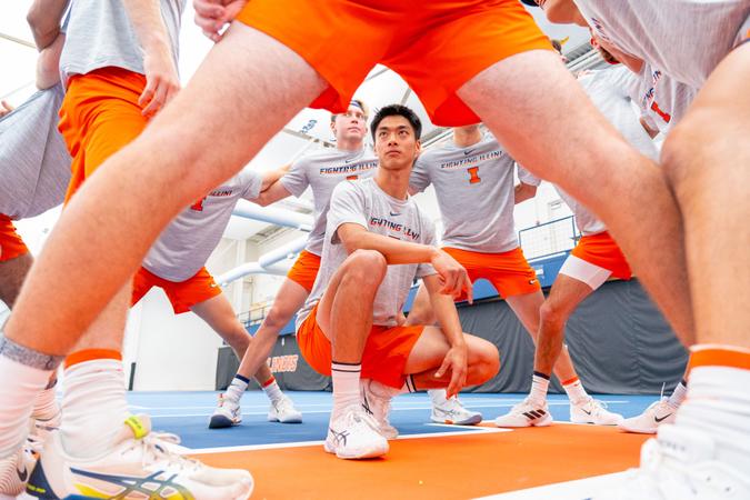 [3] #14 Illinois Heads to California for 2026 Big Ten Men's Tennis Tournament