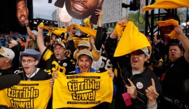Steelers asked NFL to move Ravens fans' location at NFL Draft in Pittsburgh