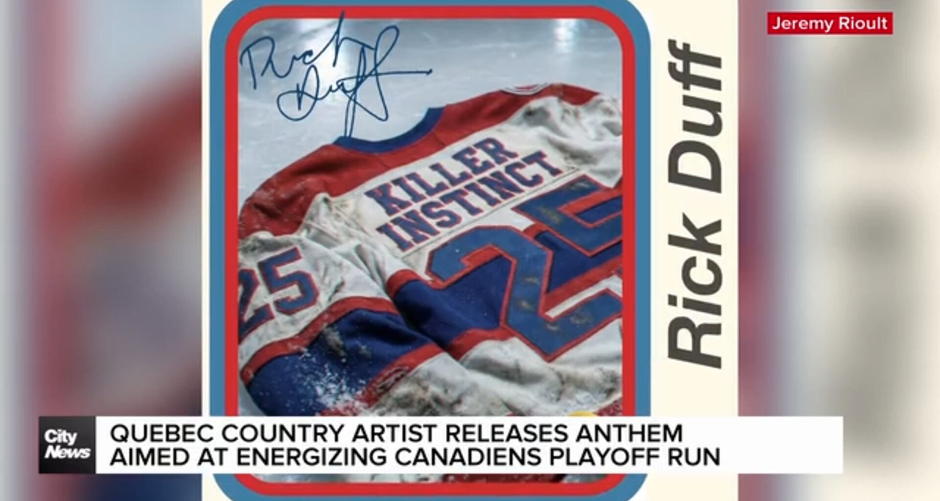 Quebec artist Rick Duff releases Montreal Canadiens playoff anthem