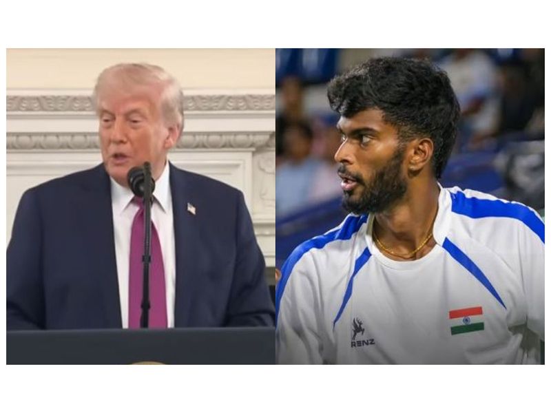 "That's really incredible, DK": Indian tennis player Dhakshineswar Suresh gets high praise from US Prez Trump