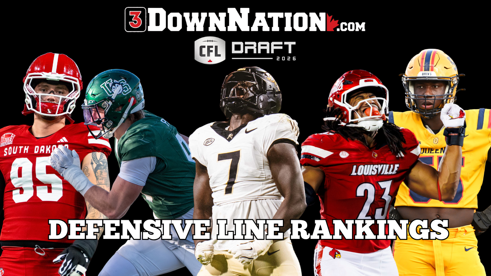 2026 CFL Draft position rankings: defensive linemen